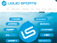 Tablet Screenshot of liquid-sports.de